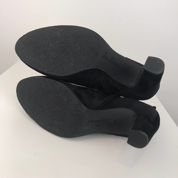 Sam Edelman Sianna Suede Black Booties Size 8 - Picture 8 of 11